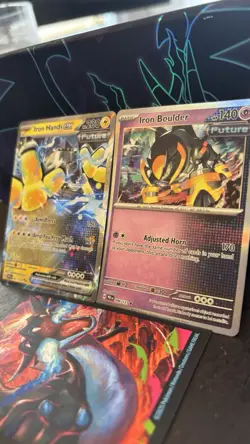 Pokemon TCG EX Card Lot - Iron Hands EX, Iron Boulder, Paradox Set - Image 3