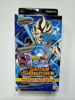 Dragon Ball Super Card Game: Saiyan Showdown - Premium Pack Set 811039035549 - Image 1