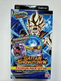 Dragon Ball Super Card Game: Saiyan Showdown - Premium Pack Set 811039035549 - Image 3