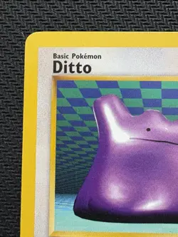 Pokemon TCG Ditto Fossil 18, Regular Unlimited Rare Card LP Excellent Vintage - Image 2