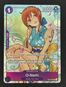 O-Nami (Illustration Box Vol.1) OP05-062 One Piece Promotion Cards Foil - Image 1