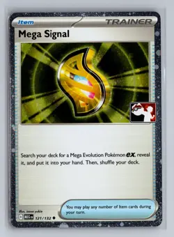 Mega Signal Uncommon Prize Pack Series Cards 121/132 NM Holo - Image 1