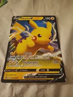 Pikachu V Jumbo Card SWSH061 - Image 1