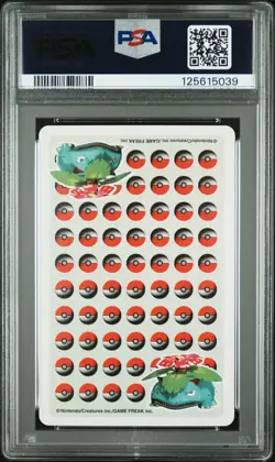 Pokemon Stadium Green Dratini Jack of Diamonds Playing Card 1998 PSA 10 GEM - Image 2