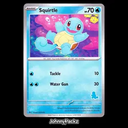 Squirtle - 2023 My First Battle Deck Exclusive Stamp - Pokemon Card - Image 1