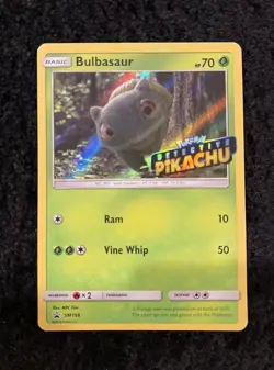 Bulbasaur - (Detective Pikachu Stamped) SM198 Holo Promos Pokemon Card NM 2019 - Image 1