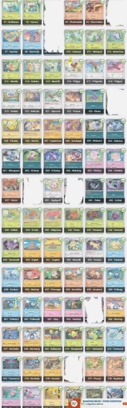 Pokemon TCG 151 MEWen Common Uncommon Rare 25 Holo Master Set 153 Cards - Image 5