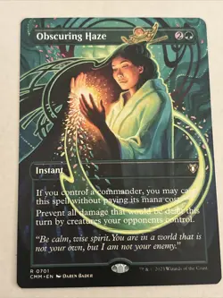 Obscuring Haze (Borderless) - Near Mint MTG Commander Masters - Image 1