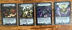 Duel Masters DM-09 Fatal Brood of Infinite Ruin 4 Card Lot MP-LP Trixo - Image 1
