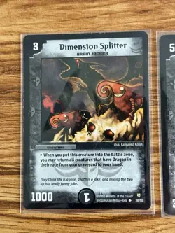 Duel Masters DM-09 Fatal Brood of Infinite Ruin 4 Card Lot MP-LP Trixo - Image 2