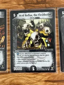 Duel Masters DM-09 Fatal Brood of Infinite Ruin 4 Card Lot MP-LP Trixo - Image 3