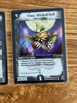 Duel Masters DM-09 Fatal Brood of Infinite Ruin 4 Card Lot MP-LP Trixo - Image 5