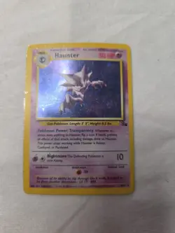 Pokemon TCG Haunter Fossil Set, Holo Unlimited Rare Card 6/62 - Image 2