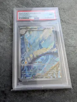 Dragonair Holo Illustration Rare Card 181/165 PSA 9 Mint Scarlet Violet-151 - Image 1