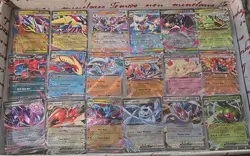 74 ex Pokemon card lot Holo Foil Mew Lugia Reshiram Blaziken Genesect - Image 2