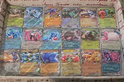 74 ex Pokemon card lot Holo Foil Mew Lugia Reshiram Blaziken Genesect - Image 3