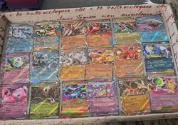 74 ex Pokemon card lot Holo Foil Mew Lugia Reshiram Blaziken Genesect - Image 4