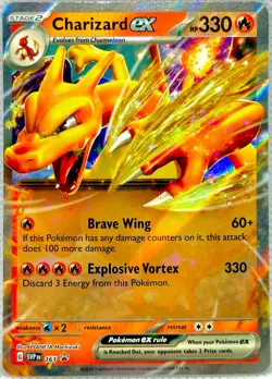 Charizard ex 161 Sv: Scarlet & Violet Promo Cards Holo NM - Image 1