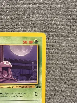Pokemon TCG Grimer Fossil, 1st Edition Common Card 48/62 LP Condition - Image 3