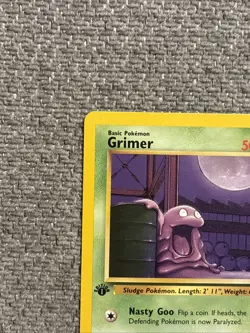 Pokemon TCG Grimer Fossil, 1st Edition Common Card 48/62 LP Condition - Image 4