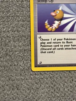 Pokemon TCG Scoop Up Trainer Base Set, Unlimited Rare Card 78/102 LP Condition - Image 5