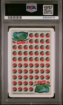 Pokemon Stadium Green Metapod Queen of Hearts Playing Poker Card 1998 PSA 9 MINT - Image 2