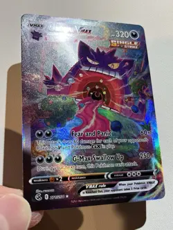 Fusion Strike Gengar VMAX 271 Alternate Alt Art Cust0m Fan Made DIY Card See Pic - Image 2