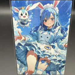Juvia Lockser Anime Waifu Card Doujin ACG Goddess Holo - Image 1