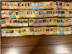 93 Card Pokemon Base Set/Jungle/Fossil Card Lot Wizards of the Coast LP/MP - Image 2