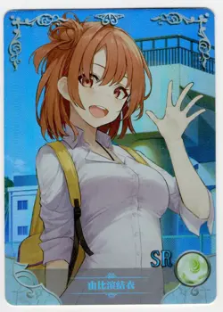 Goddess Story - Yui Yuigahama - NS-11SR-29 - Anime Waifu SR Trading Card - Image 1