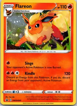 Flareon - SWSH041 - SWSH: Sword & Shield Promo Cards Holo - LP - Image 1