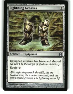 Magic the Gathering - Commander Lightning Greaves 2011 253 Uncommon - Image 1