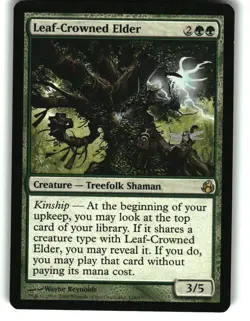 Magic the Gathering - Morningtide Leaf-Crowned Elder 2008 128 Rare - Image 1