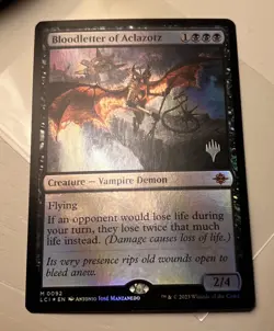 MTG Magic The Gathering Foil Promo Bloodletter Of Aclazotz *NP - Image 1