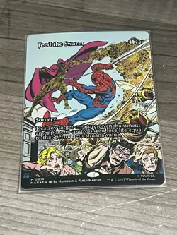 Feed the Swarm (Borderless Foil) Marvel Universe Eternal-Legal Foil Spider-Man - Image 1
