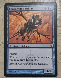 Mirrodin Besieged #21 Consecrated Sphinx - Image 1