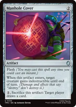 Manhole Cover Light Play, English Magic the Gathering MTG Teenage Mutant Ninja T - Image 1