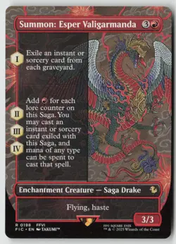 Summon: Esper Valigarmanda (Borderless) Commander: FINAL FANTASY (198) Normal - - Image 1