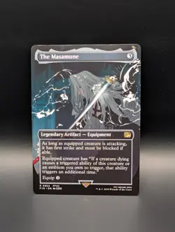 MTG - The Masamune - BORDERLESS ALT ART - Legendary Artifact - FIN #353 - Rare - Image 1