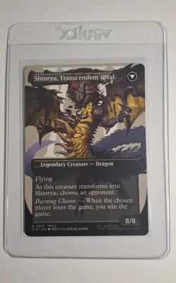 2025 MTG Magic the Gathering FIN Final Fantasy Borderless #384 Zenos yae Galvus - Image 2