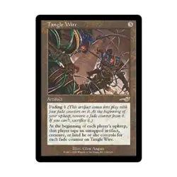 WotC MtG Nemesis Tangle Wire (R) VG - Image 1