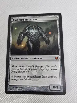 Wizards Platinum Emperion Scars of Mirrodin Artifact Mythic Colorless 193/249 R… - Image 1