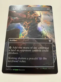 Fellwar Stone (Borderless) Commander Masters Foil - Image 1