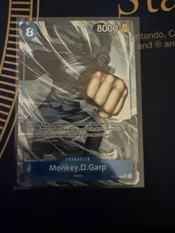 Monkey D Garp Alternate Art OP12-056 English SR Legacy Master One Piece Card - Image 1