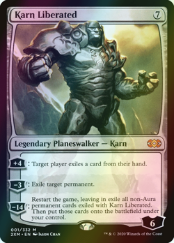 MTG Karn Liberated Foil ** Double Masters ** English - Image 1