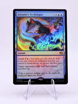 Kitsune's Technique #42 (Foil) (NM) TMT Magic MTG - Image 1