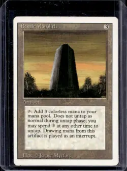 1994 Magic MTG Revised Edition Basalt Monolith #NNO - Image 1