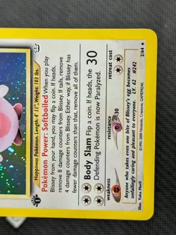Blissey 2/64 - Neo Revelation 1st Edition Holo Rare Pokemon TCG NM Yuka Morii - Image 5