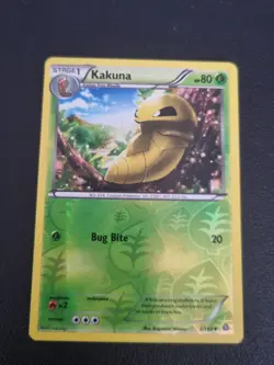 REVERSE HOLO Pokemon TCG Card XY Primal Clash Kakuna 2/160 - Image 1