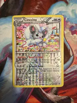 Pokemon TCG Cinccino RC19/RC25 Legendary Treasures: Radiant Collection Holo LP - Image 1